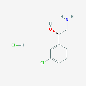 B1279866 (S)-2-Amino-1-(3-chlorophenyl)ethanol hydrochloride CAS No. 469887-83-0