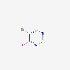 molecular formula C4H2BrIN2 B1279867 5-溴-4-碘嘧啶 CAS No. 898559-22-3
