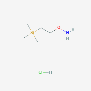 molecular formula C5H16ClNOSi B127987 O-(2-三甲基甲硅烷基)羟胺盐酸盐 CAS No. 153502-27-3