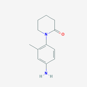 B1279872 1-(4-Amino-2-methylphenyl)piperidin-2-one CAS No. 443999-53-9