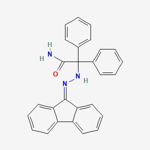 2-(2-(9H-Fluoren-9-ylidene)hydrazino)-2,2-diphenylacetamide