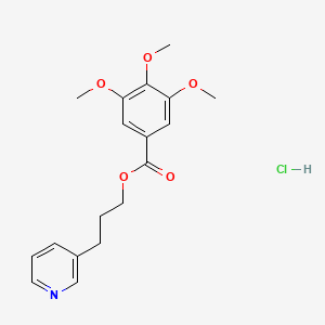 3-Pyridinepropanol, 3,4,5-trimethoxybenzoate (ester), hydrochloride