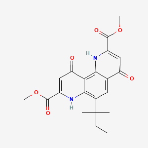 1,7-Phenanthroline-2,8-dicarboxylic acid, 6-(1,1-dimethylpropyl)-1,4,7,10-tetrahydro-4,10-dioxo-, dimethyl ester