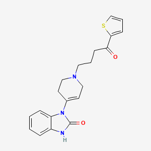 1-(1-(3-(2-Thenoyl)propyl)-1,2,3,6-tetrahydro-4-pyridyl)-2-benzimidazolinone