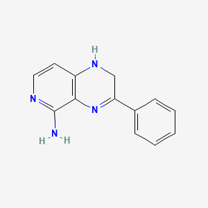 Pyrido(3,4-b)pyrazin-5-amine, 1,2-dihydro-3-phenyl-