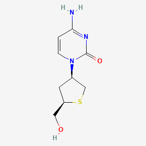 L-threo-Pentitol, 2-(4-amino-2-oxo-1(2H)-pyrimidinyl)-1,2,3,4-tetradeoxy-1,4-epithio-