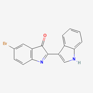 3H-Indol-3-one, 5-bromo-2-(1H-indol-3-yl)-