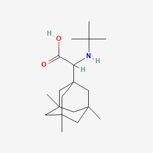 (tert-Butylamino)(3,5,7-trimethyl-1-adamantyl)acetic acid