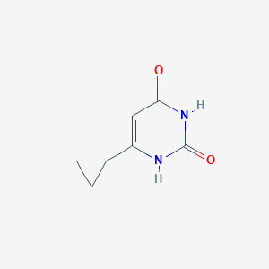 molecular formula C7H8N2O2 B1279927 6-环丙基-1,2,3,4-四氢嘧啶-2,4-二酮 CAS No. 21573-06-8