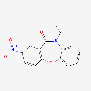 10-Ethyl-2-nitro-dibenz(b,f)(1,4)oxazepin-11-(10H)-one