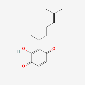 2-(1,5-Dimethyl-4-hexenyl)-3-hydroxy-5-methylbenzo-1,4-quinone