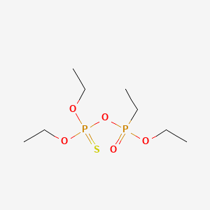 Phosphonic acid, diethyl-, anhydride with diethyl phosphorothionate