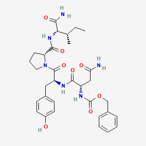 L-Isoleucinamide, N2-((phenylmethoxy)carbonyl)-L-asparaginyl-L-tyrosyl-D-prolyl-