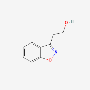 molecular formula C9H9NO2 B1279936 2-(苯并[D]异恶唑-3-基)乙醇 CAS No. 57148-90-0