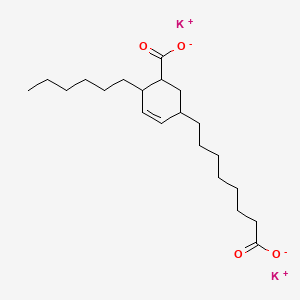 2-Cyclohexene-1-octanoic acid, 5-carboxy-4-hexyl-, dipotassium salt