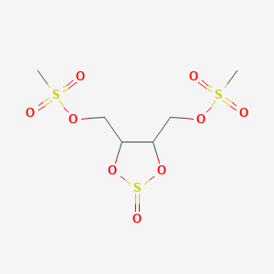 (5-(((Methylsulfonyl)oxy)methyl)-2-oxido-1,3,2-dioxathiolan-4-yl)methyl methanesulfonate