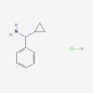 molecular formula C10H14ClN B1279942 1-环丙基-1-苯甲胺盐酸盐 CAS No. 39959-72-3