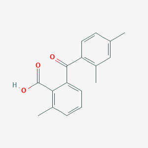 2-(2,4-Dimethylbenzoyl)-6-methylbenzoic acid