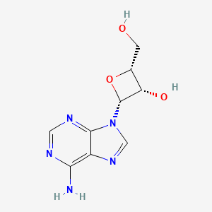 2-Oxetanemethanol, 4-(6-amino-9H-purin-9-yl)-3-hydroxy-, (2R,3S,4R)-