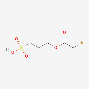 3-((Bromoacetyl)oxy)-1-propanesulfonic acid