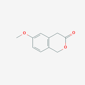 molecular formula C10H10O3 B1279962 6-甲氧基异色满-3-酮 CAS No. 43088-72-8