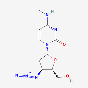 Cytidine, 3'-azido-2',3'-dideoxy-N-methyl-