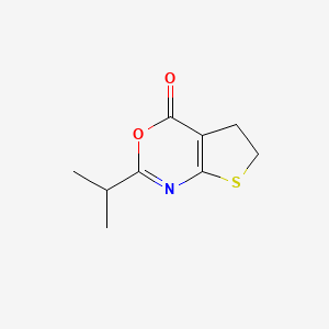 2-Isopropyl-5,6-dihydro-4H-thieno(2,3-d)(1,3)oxazin-4-one