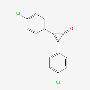molecular formula C15H8Cl2O B1279972 2,3-Bis(4-chlorophenyl)-2-cyclopropen-1-one 