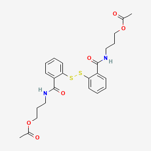 2,2'-Dithiobis(N-(3-(acetyloxy)propyl)benzamide)