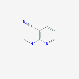 molecular formula C8H9N3 B1279988 2-(二甲氨基)烟腈 CAS No. 60138-76-3