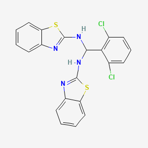 Benzothiazole, 2,2'-(2,6-dichlorobenzylidenediimino)di-