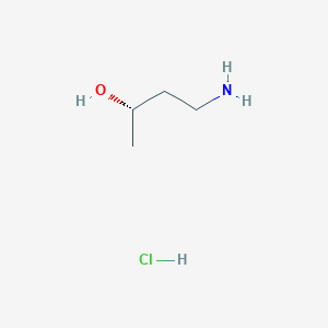 molecular formula C4H12ClNO B1280014 (2S)-4-aminobutan-2-ol hydrochloride CAS No. 1807920-03-1