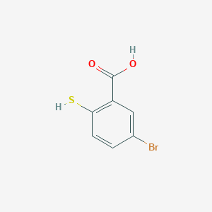 molecular formula C7H5BrO2S B1280026 5-溴-2-巯基苯甲酸 CAS No. 61954-80-1