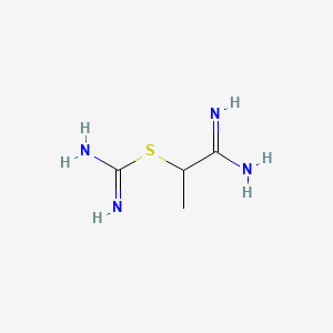 2-Amino-2-imino-1-methylethyl imidothiocarbamate