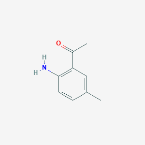 molecular formula C9H11NO B1280034 1-(2-氨基-5-甲基苯基)乙酮 CAS No. 25428-06-2