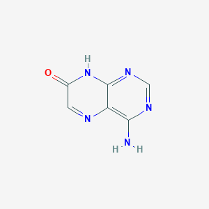 molecular formula C6H5N5O B1280041 4-amino-7(8H)-pteridone 