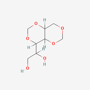 1-(Tetrahydro-(1,3)dioxino(5,4-d)(1,3)dioxin-4-yl)-ethane-1,2-diol