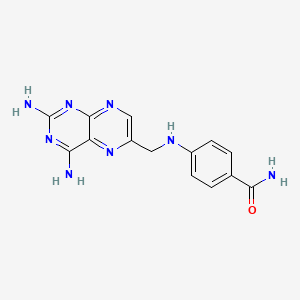 4-{[(2,4-Diaminopteridin-6-yl)methyl]amino}benzamide