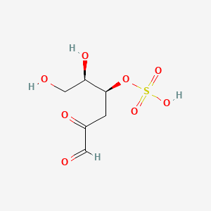 3-Deoxy-D-erythro-hexos-2-ulose 4-(hydrogen sulfate)