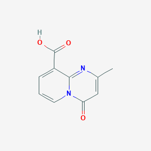 B1280066 2-methyl-4-oxo-4H-pyrido[1,2-a]pyrimidine-9-carboxylic acid CAS No. 57073-56-0