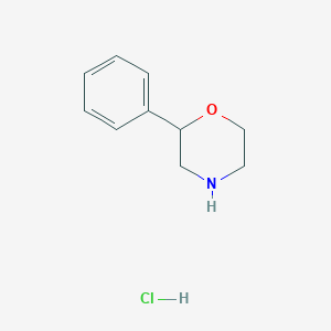 molecular formula C10H14ClNO B1280072 2-苯基吗啉盐酸盐 CAS No. 23972-42-1