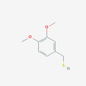 molecular formula C9H12O2S B1280077 (3,4-二甲氧基苯基)甲硫醇 CAS No. 54810-59-2