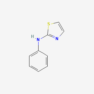 molecular formula C9H8N2S B1280080 N-苯基-2-氨基噻唑 CAS No. 33142-18-6