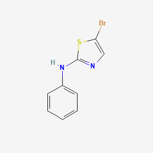 molecular formula C9H7BrN2S B1280081 5-Bromo-N-phenylthiazol-2-amine CAS No. 63615-95-2