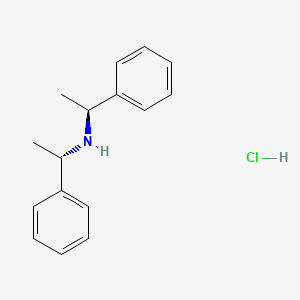 molecular formula C16H20ClN B1280086 (-)-双[(S)-1-苯乙基]胺盐酸盐 CAS No. 40648-92-8