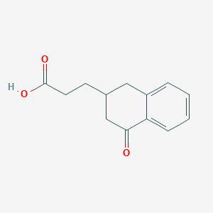 3-(4-Oxo-1,2,3,4-tetrahydronaphthalen-2-yl)propanoic acid