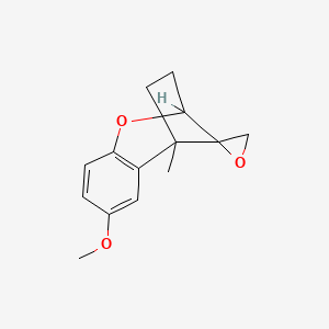 Spiro(2,5-methano-1-benzoxepin-10,2'-oxirane), 2,3,4,5-tetrahydro-7-methoxy-5-methyl-