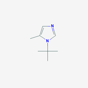 molecular formula C8H14N2 B1280102 1-叔丁基-5-甲基-1H-咪唑 CAS No. 61278-64-6