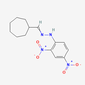 1-(Cycloheptylmethylidene)-2-(2,4-dinitrophenyl)hydrazine