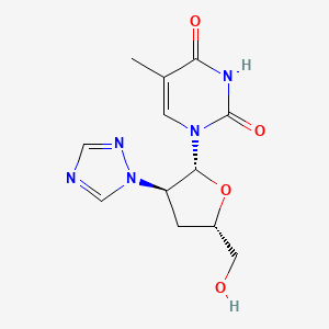 3'-Deoxy-2'-(1,2,4-triazol-1-yl)thymidine